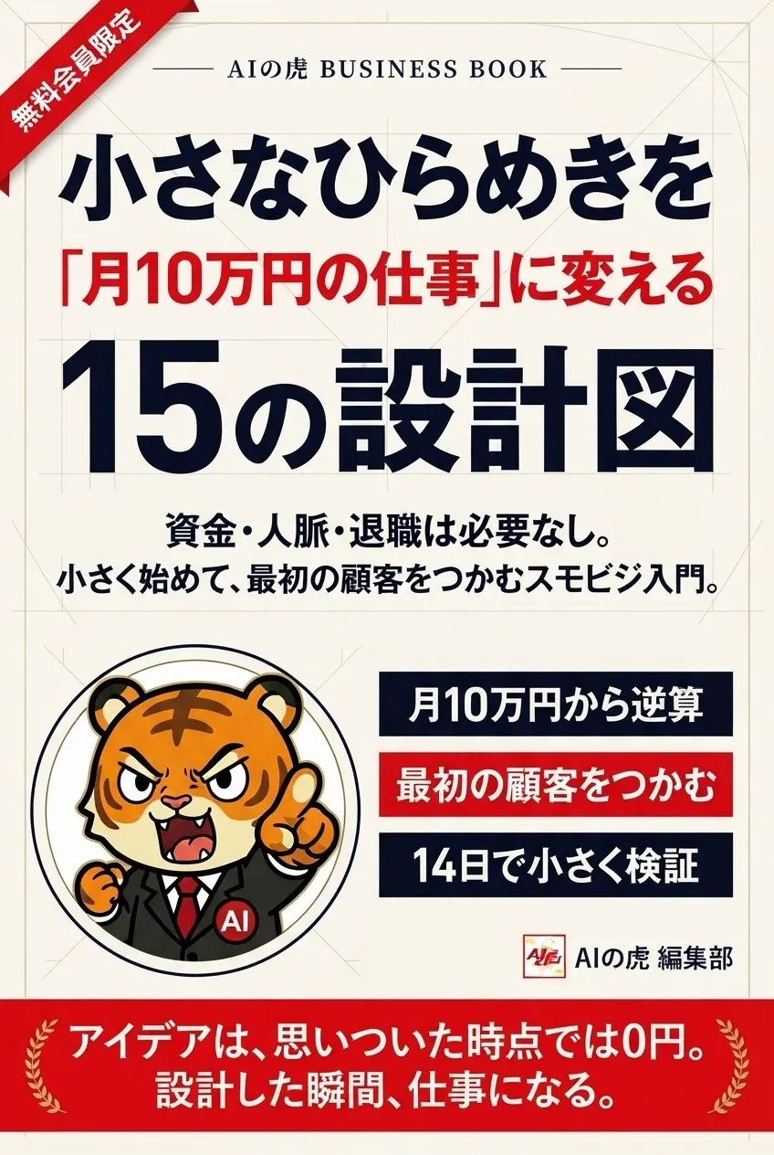 小さなひらめきを月10万円の仕事に変える15の設計図
